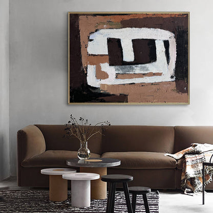 Contemporary Abstract Oil Painting for Modern Home Decor Elegance