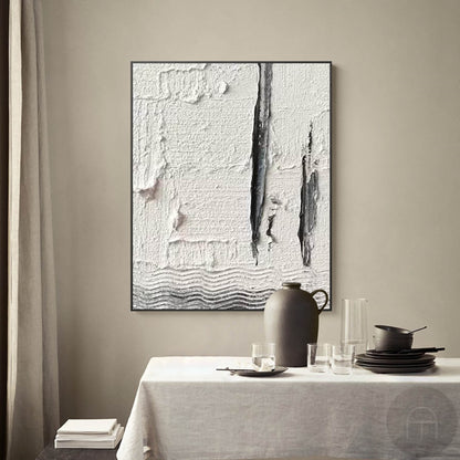 Textured Modern Abstract Oil Painting for Contemporary Home Decor