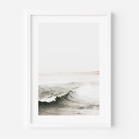 Serene Ocean Waves Landscape Oil Painting for Home Decor
