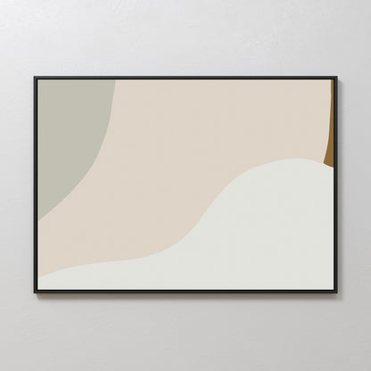 Serene Minimalist Abstract Oil Painting for Modern Home Decor