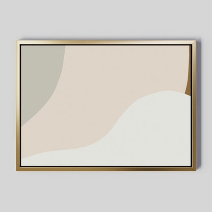 Serene Minimalist Abstract Oil Painting for Modern Home Decor