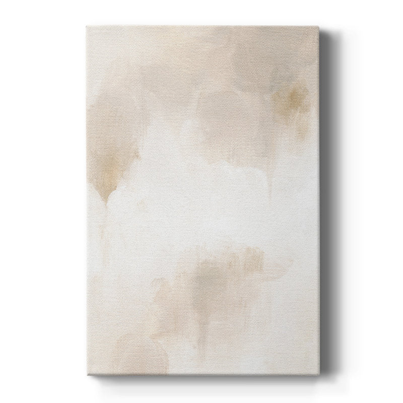 Serene Abstract Oil Painting in Neutral Tones for Modern Home Decor