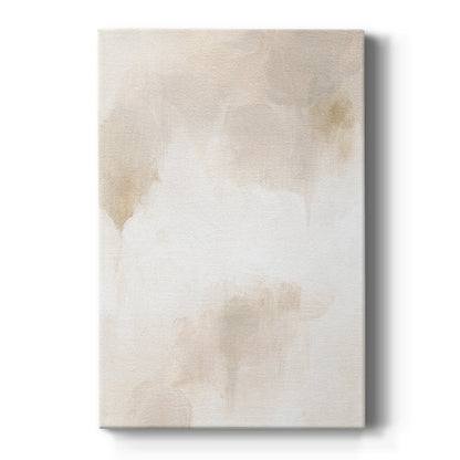 Serene Abstract Oil Painting in Neutral Tones for Modern Home Decor