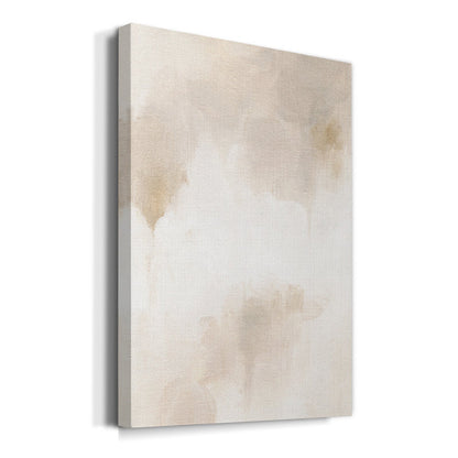 Serene Abstract Oil Painting in Neutral Tones for Modern Home Decor