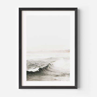 Serene Ocean Waves Landscape Oil Painting for Home Decor
