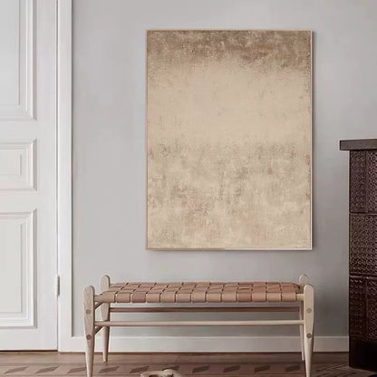 Elegant Minimalist Abstract Oil Painting for Modern Home Decor