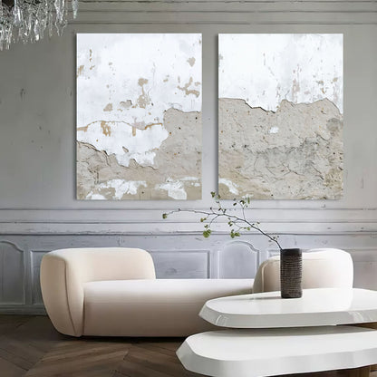 Contemporary Abstract Wall Art Duo for Modern Home Decor
