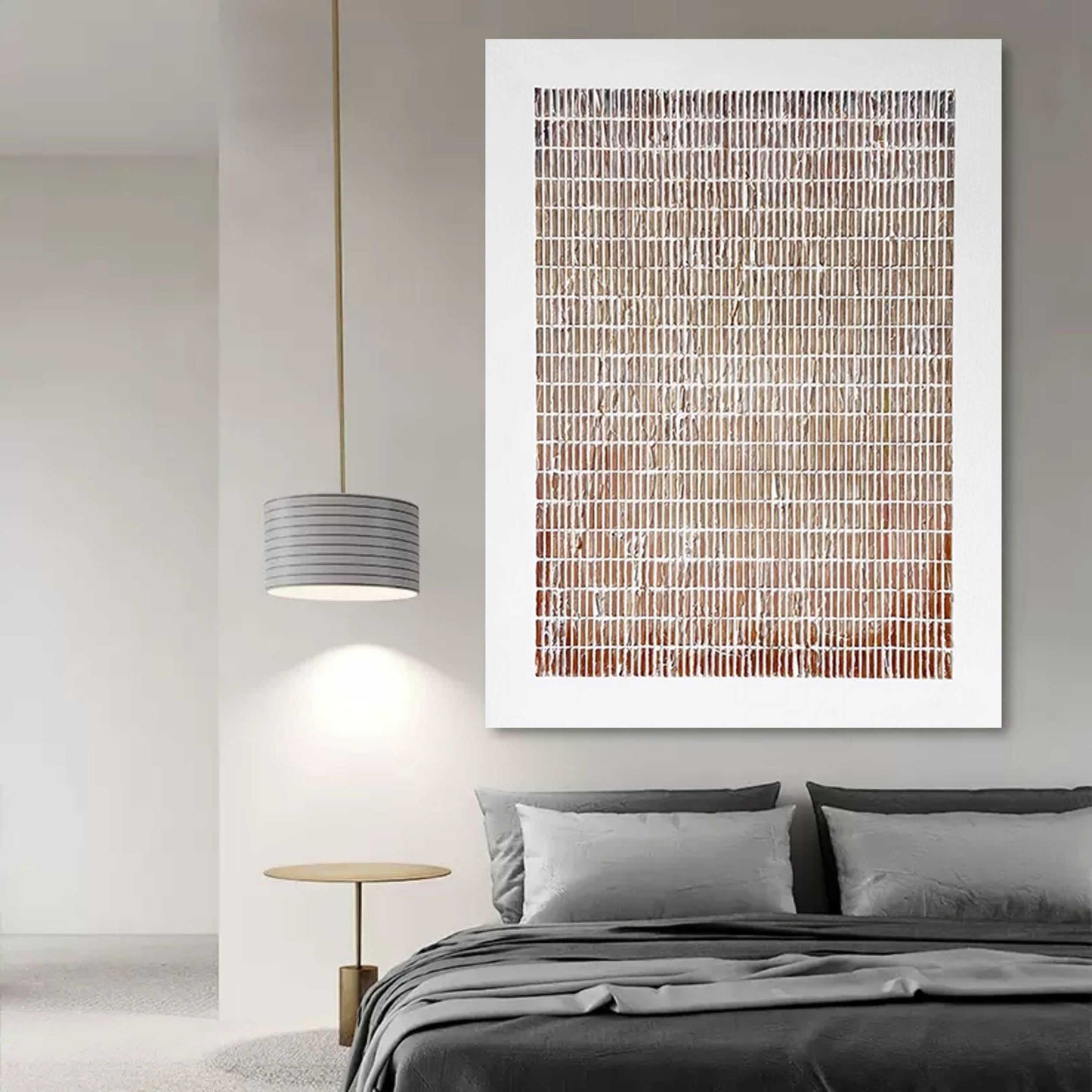 Minimalist Wabi-Sabi Oil Painting for Modern Home Decor and Wall Art Enhancements
