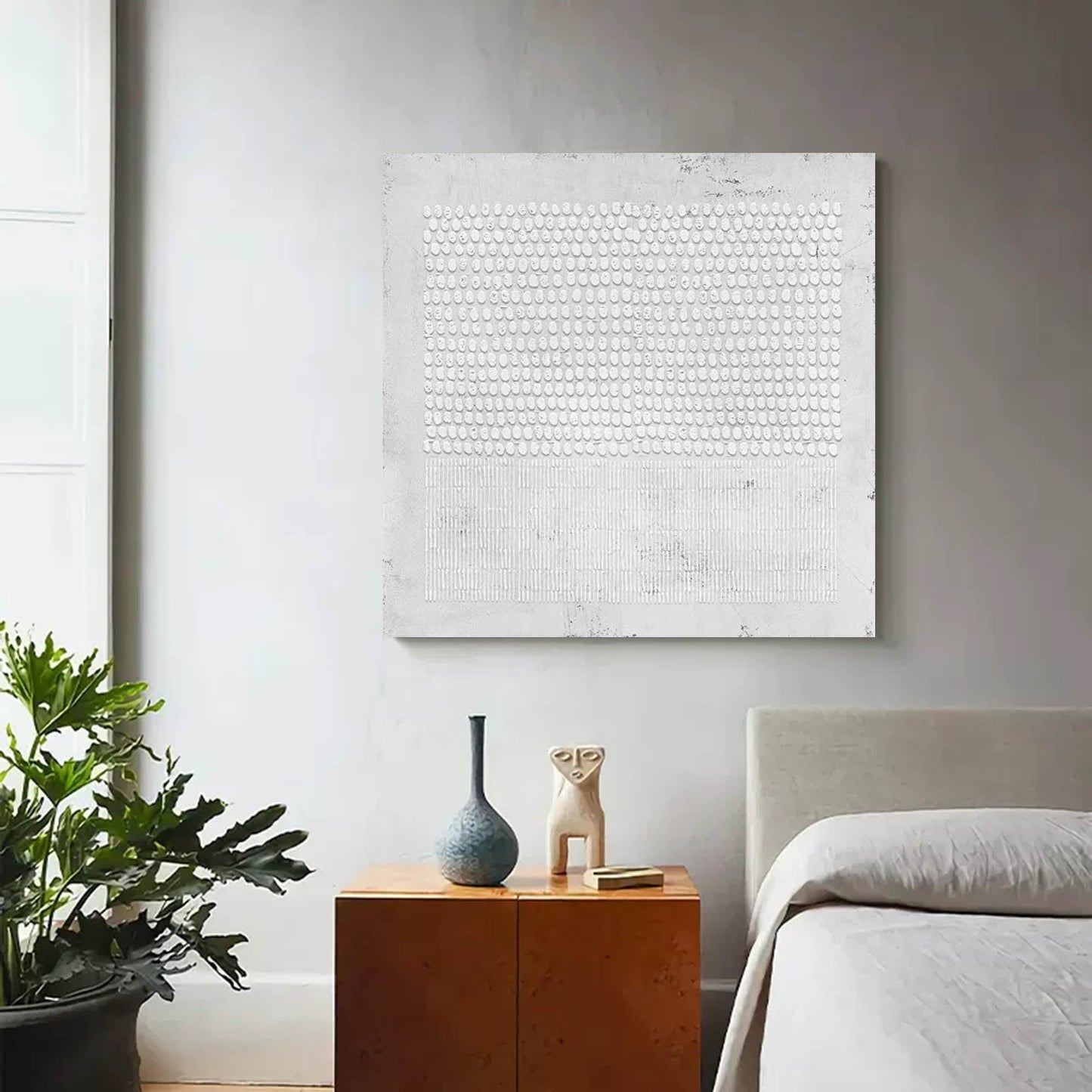 Elegant Minimalist Abstract Oil Painting for Modern Home D√©cor