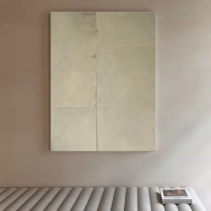 Contemporary Minimalist Geometric Oil Painting for Modern Home Decor