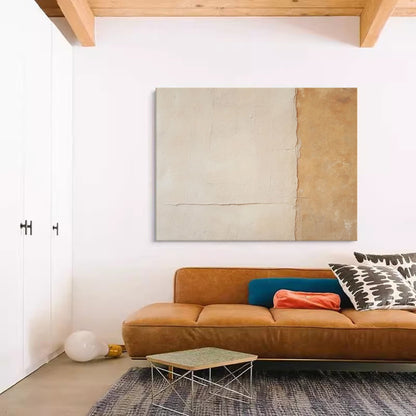Contemporary Minimalist Oil Painting for Modern Home Decor