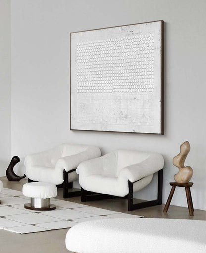 Elegant Minimalist Abstract Oil Painting for Modern Home D√©cor