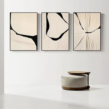 Contemporary Abstract Triptych Wall Art for Modern Home Decor