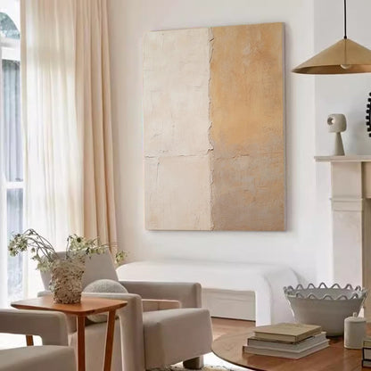 Elegant Minimalist Oil Painting for Modern Home Décor