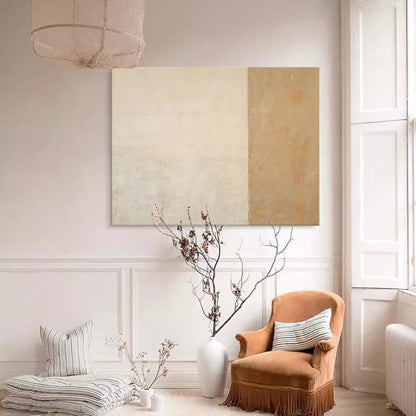 Elegant Minimalist Oil Painting for Modern Home Decor and Art Enthusiasts