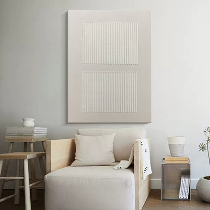 Elegant Minimalist Abstract Oil Painting for Modern Home Decor
