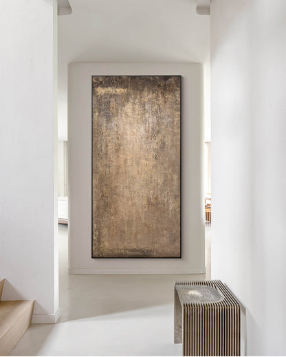 Elegant Minimalist Abstract Oil Painting for Modern Home Decor
