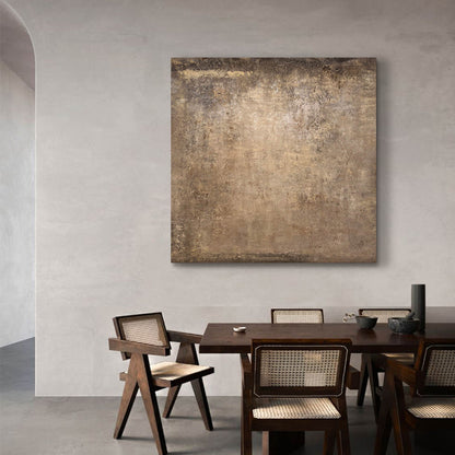 Elegant Minimalist Abstract Oil Painting for Modern Home Decor