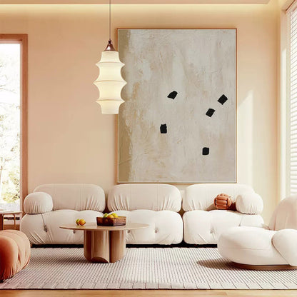 Modern Minimalist Abstract Oil Painting for Contemporary Home Decor