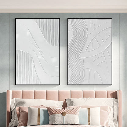 Contemporary Abstract Oil Painting Set for Modern Home Decor