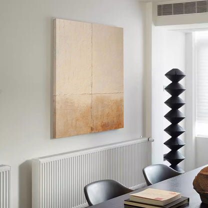 Contemporary Minimalist Oil Painting for Modern Home Decor