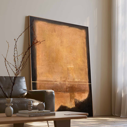 Elegant Minimalist Abstract Oil Painting for Modern Home Decor