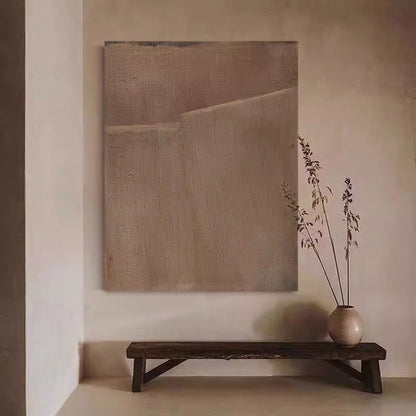 Elegant Minimalist Abstract Oil Painting for Modern Home Decor
