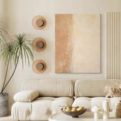 Elegant Minimalist Oil Painting for Modern Home Decor