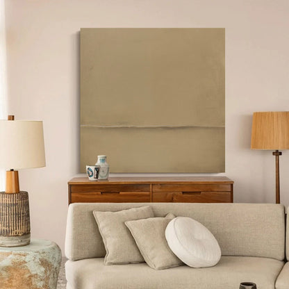 Serene Minimalist Abstract Painting for Modern Home Décor and Art Lovers