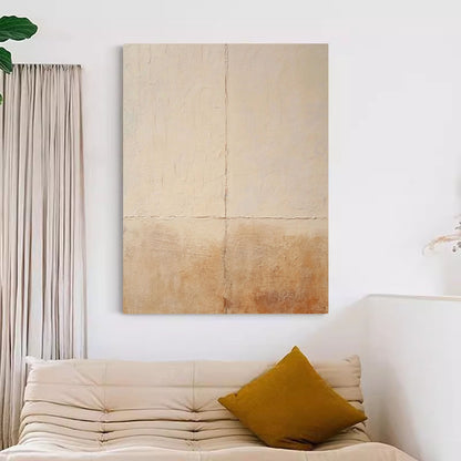 Contemporary Minimalist Oil Painting for Modern Home Decor