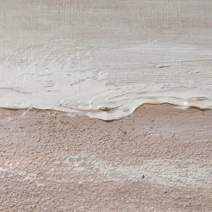 Minimalist Ocean Sky Canvas Art - Textured Beach Wall Decor for Relaxing Interiors