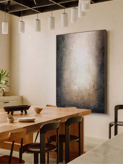 Elegant Minimalist Abstract Oil Painting for Modern Home Decor