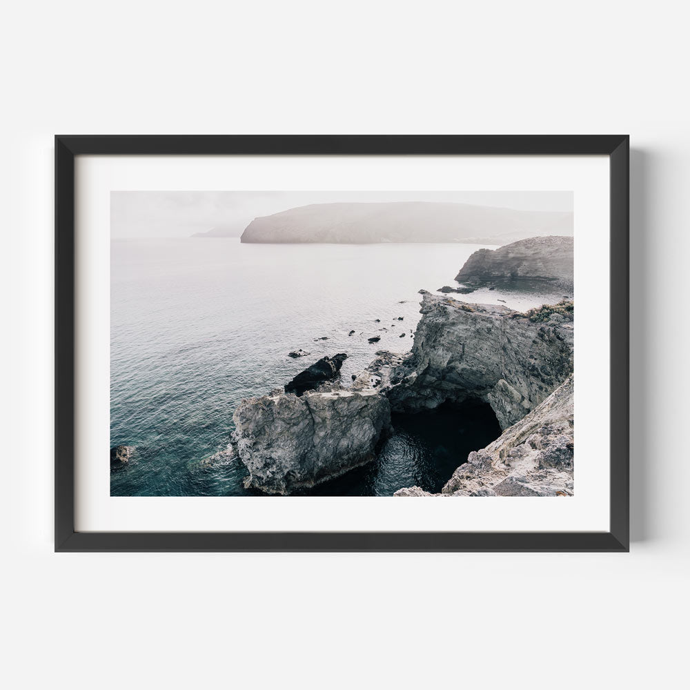 Serene Coastal Landscape Oil Painting for Tranquil Home Decor