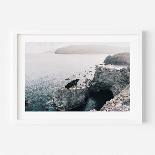 Serene Coastal Landscape Oil Painting for Tranquil Home Decor