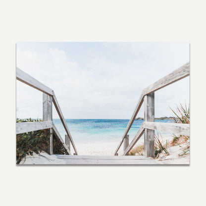 Tropical Seascape: Vibrant Oil Painting of Parakeet Bay’s Tranquil Waters and Shoreline
