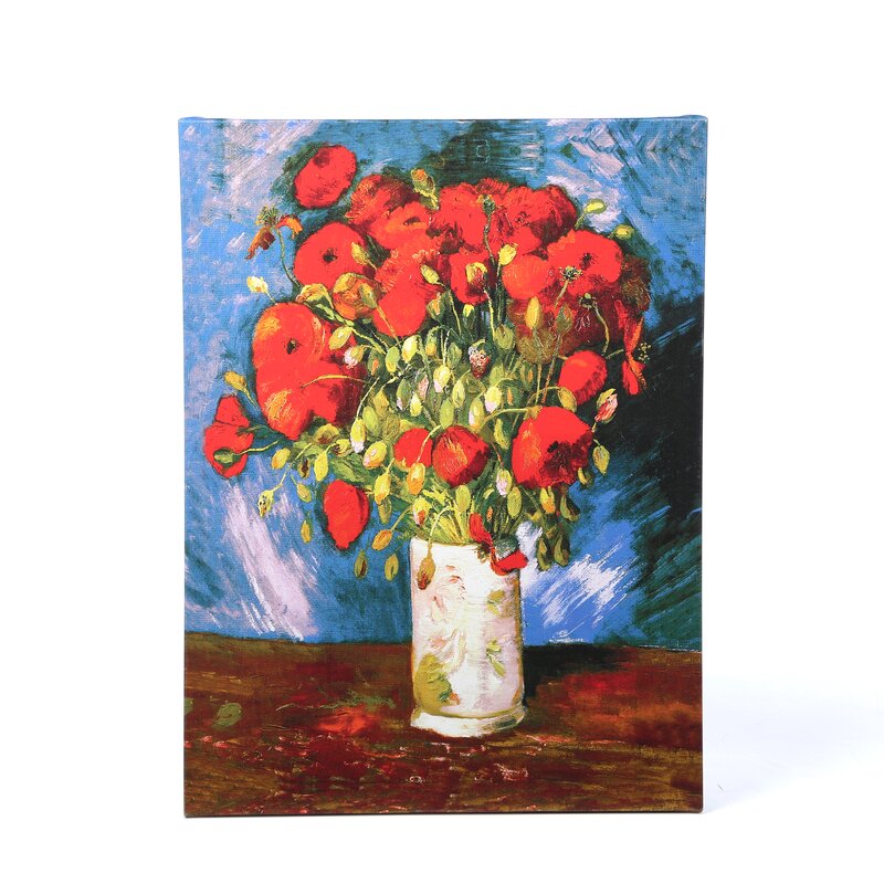 Vincent Van Gogh Poppy Flower Oil Painting - Stunning Canvas Art Print
