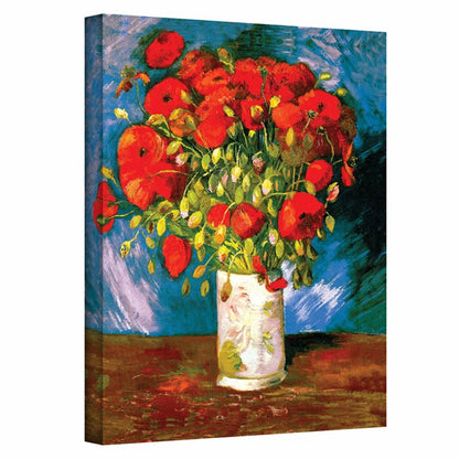 Vincent Van Gogh Poppy Flower Oil Painting - Stunning Canvas Art Print