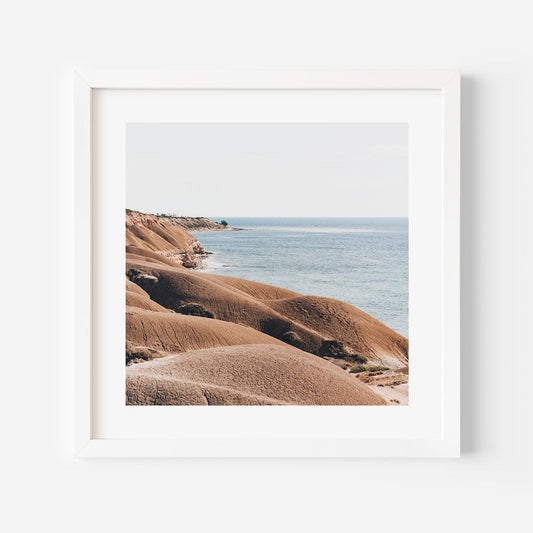 Coastal Serenity: Beautiful Oil Painting of Port Willunga Beach Landscape