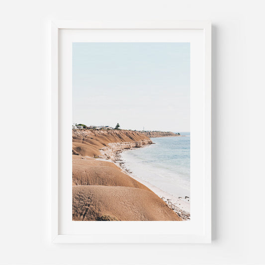 Serene Coastal Landscape at Port Willunga - Elegant Oil Painting for Home Decor
