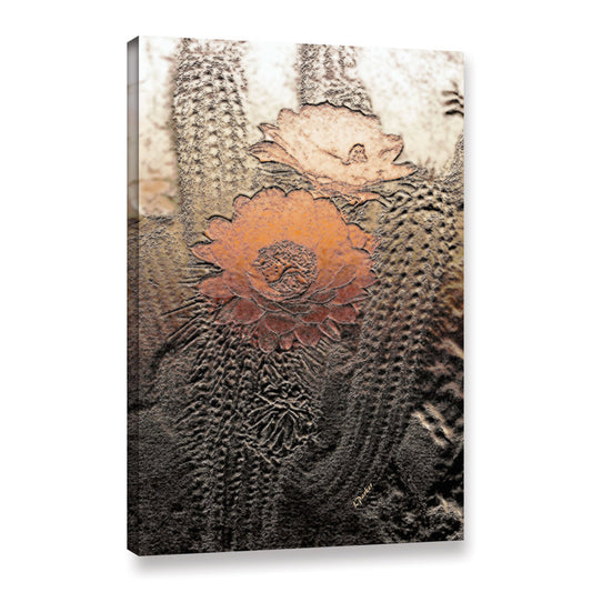 Desert Flora Oil Painting - Elegant Floral Wall Art for Home Decor