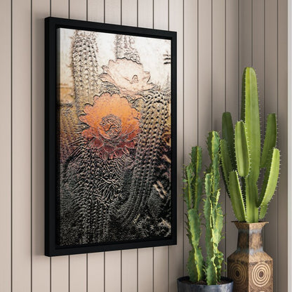 Desert Flora Oil Painting - Elegant Floral Wall Art for Home Decor