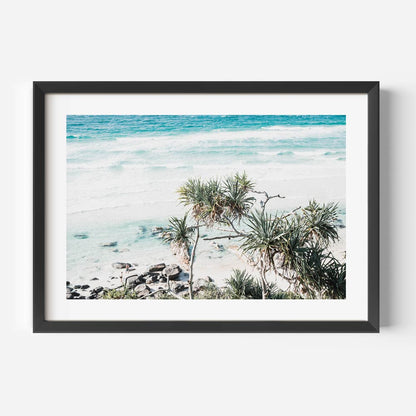 Tranquil Beachview Oil Painting - Serene Coastal Escape Art for Your Home Decor