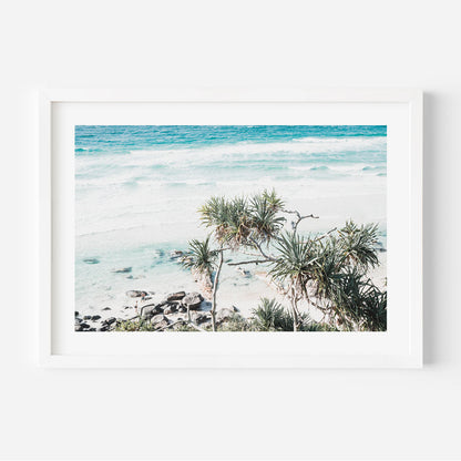 Tranquil Beachview Oil Painting - Serene Coastal Escape Art for Your Home Decor
