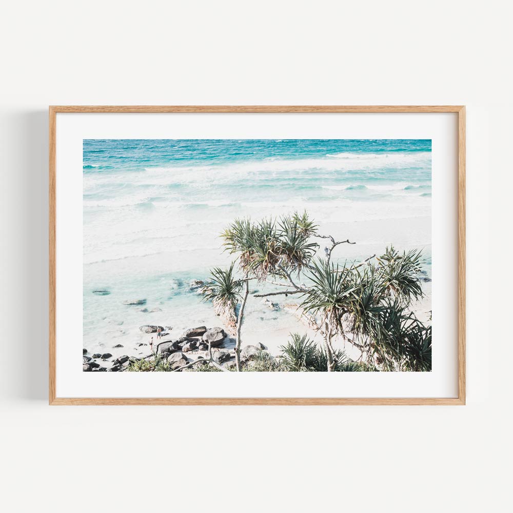 Tranquil Beachview Oil Painting - Serene Coastal Escape Art for Your Home Decor