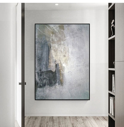 Abstract Serenity: Modern Oil Painting for Contemporary Home Décor