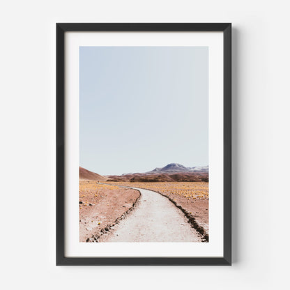 Serene Desert Pathway Landscape Oil Painting for Modern Home Decor