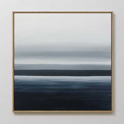 Sublime Oceanic Abstract Oil Painting for Contemporary Home Decor