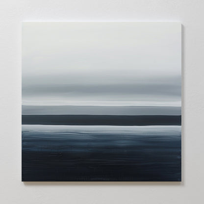 Sublime Oceanic Abstract Oil Painting for Contemporary Home Decor