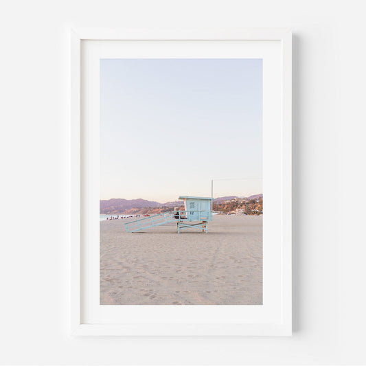 Dreamy Santa Monica Beach Sunset Oil Painting