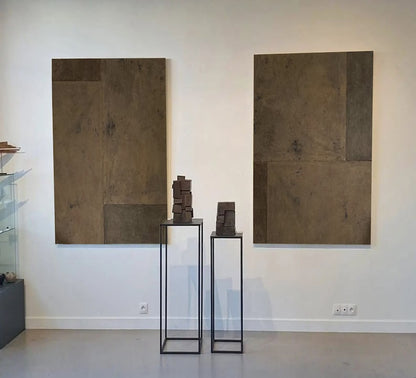Contemporary Urban Abstract Oil Painting Panels for Modern Living Spaces